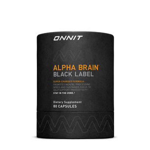 Alpha Brain&reg; Black Label - 80 Capsules &#40;20 Servings&#41;  | GNC